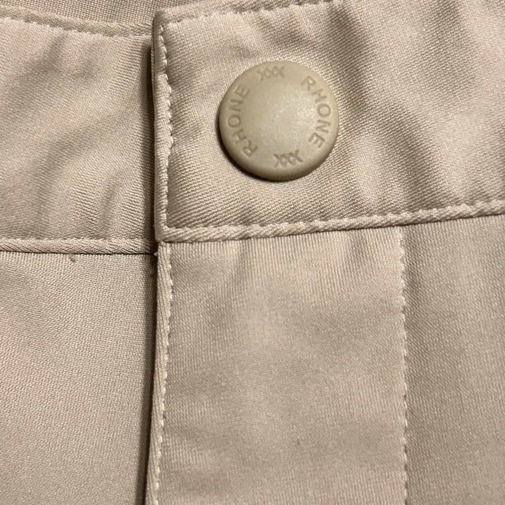 RHONE Commuter Slim Pant Versatile Corpcore Golf Athleisure Men size 40x32 Cream - Picture 6 of 14